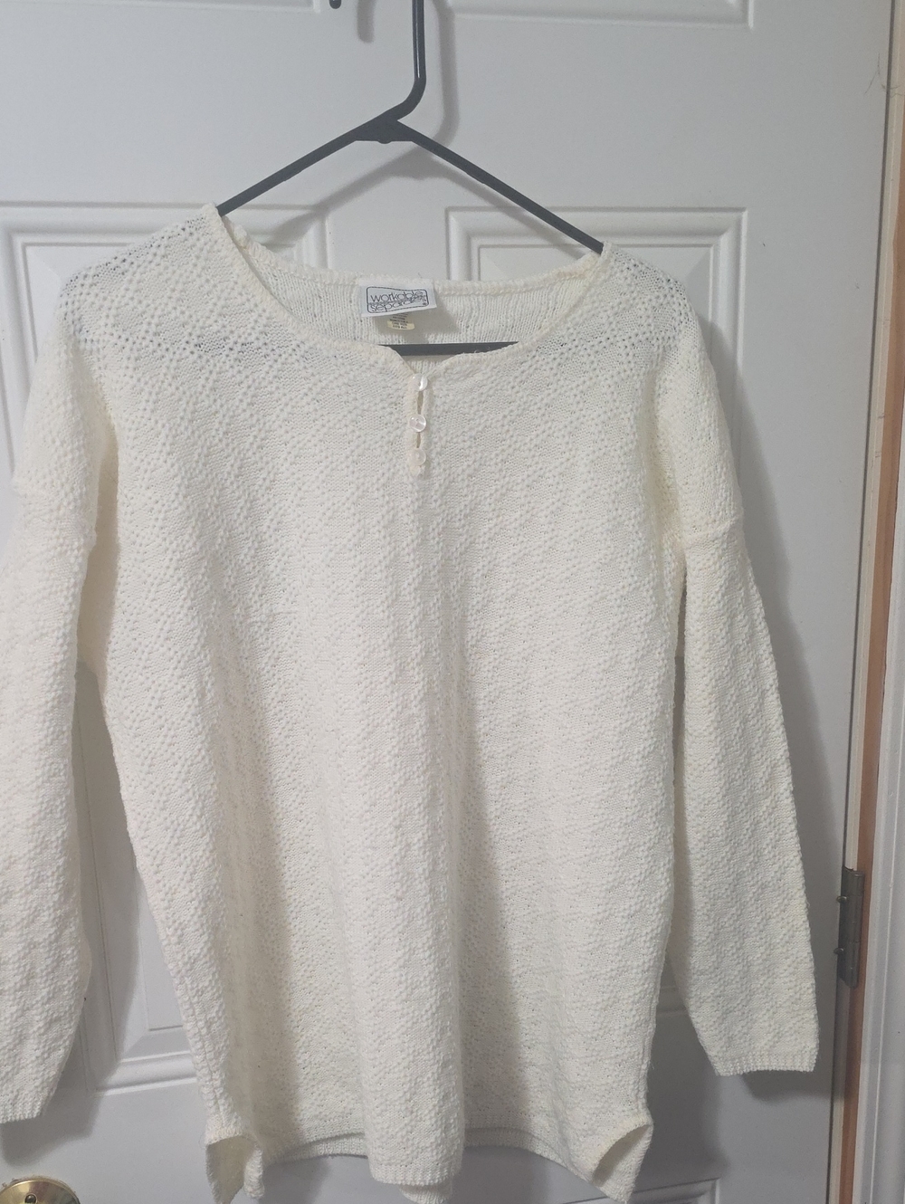 Woolrich Women's Cream Knit Pullover Sweater